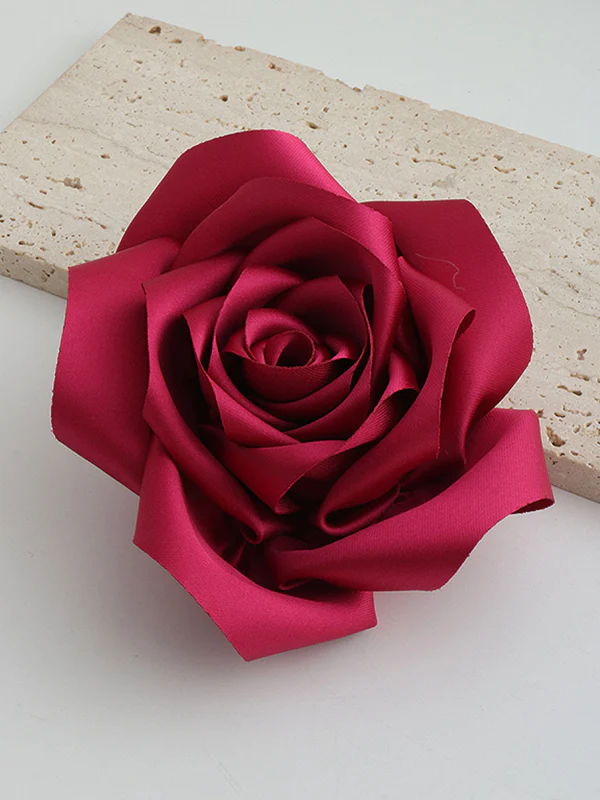 Flower Shape Solid Color Brooch Accessories - Image 11