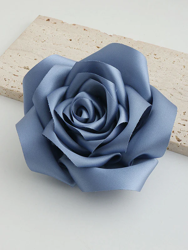 Flower Shape Solid Color Brooch Accessories - Image 13