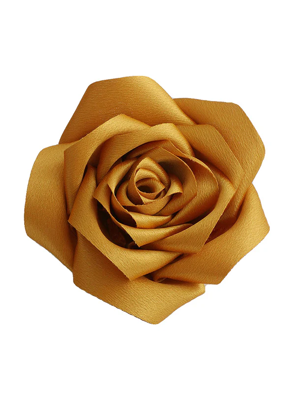 Flower Shape Solid Color Brooch Accessories - Image 15