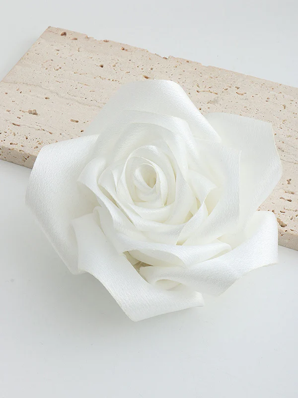 Flower Shape Solid Color Brooch Accessories - Image 8