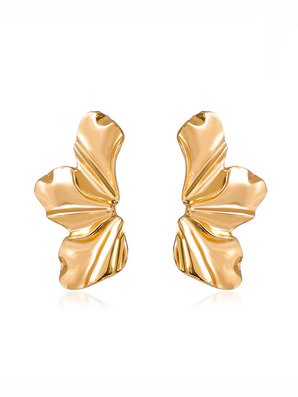 Flower Shape Solid Color Earrings Accessories - Image 7