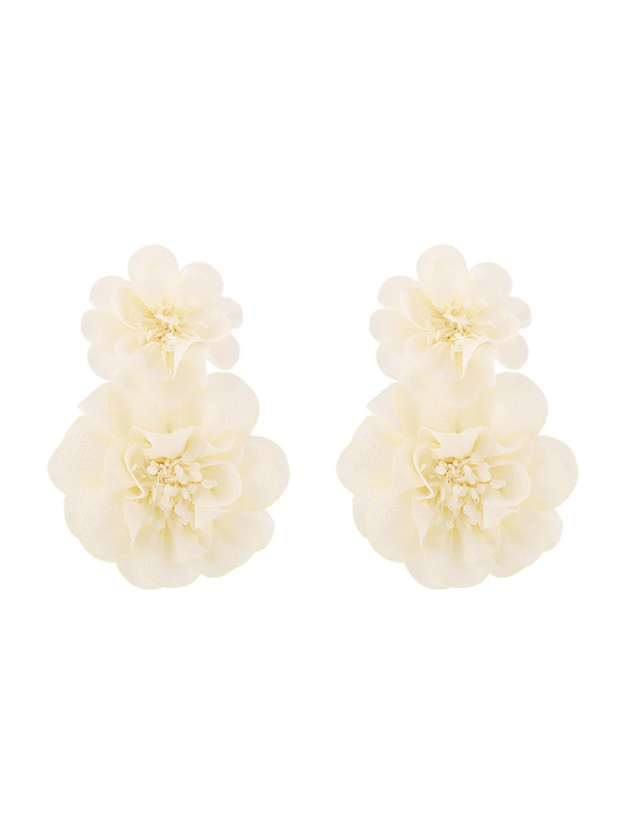 Flower Shape Split-Joint Earrings Accessories - Image 2