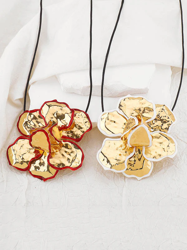 Flower Shape Tied Necklaces Accessories - Image 12