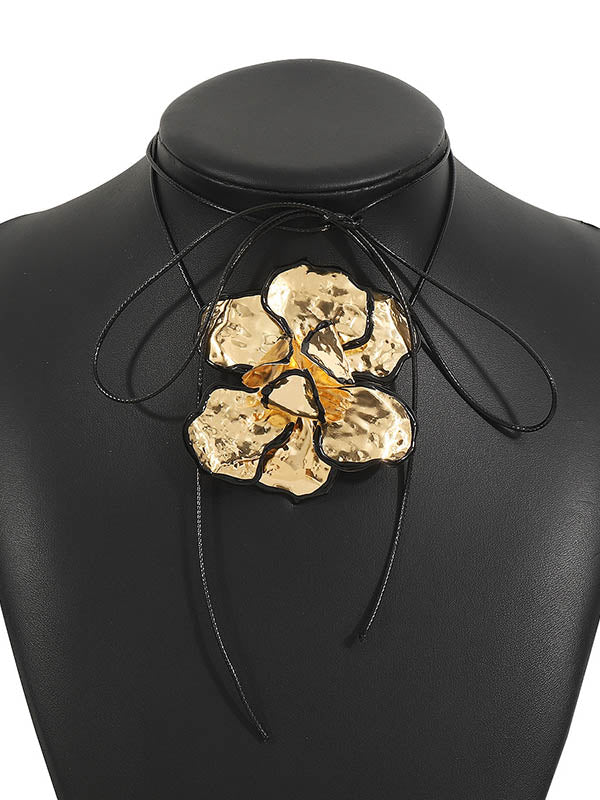 Flower Shape Tied Necklaces Accessories - Image 15