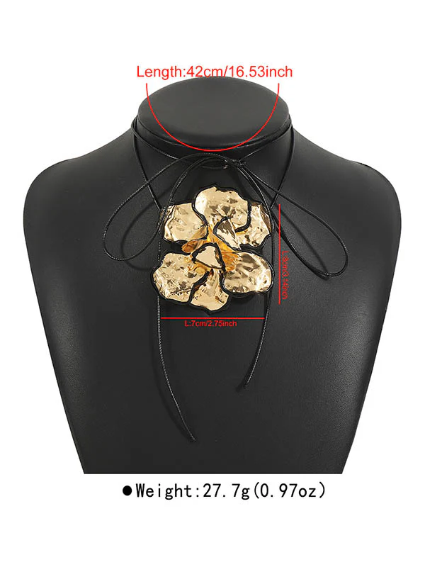 Flower Shape Tied Necklaces Accessories - Image 18