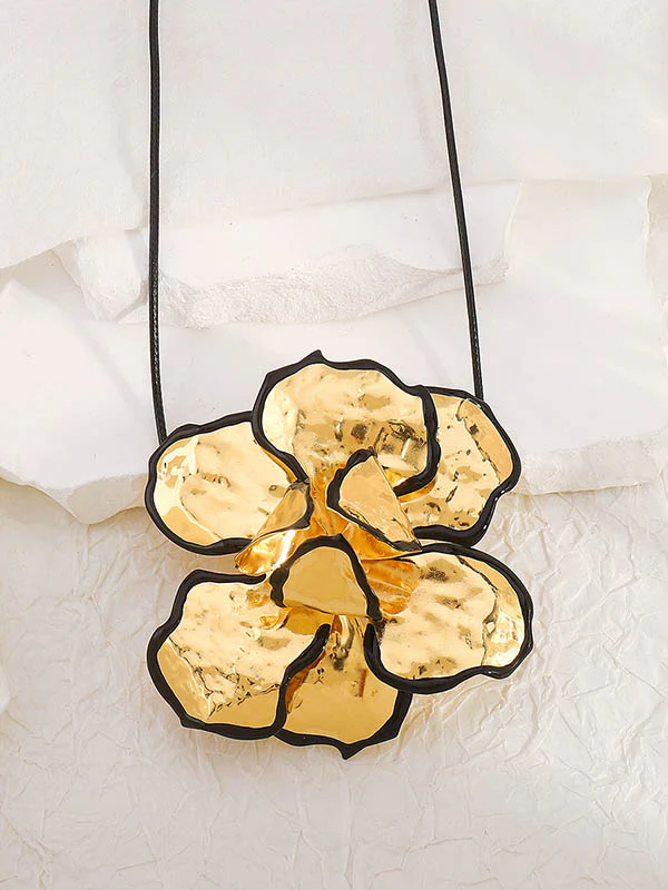 Flower Shape Tied Necklaces Accessories - Image 4