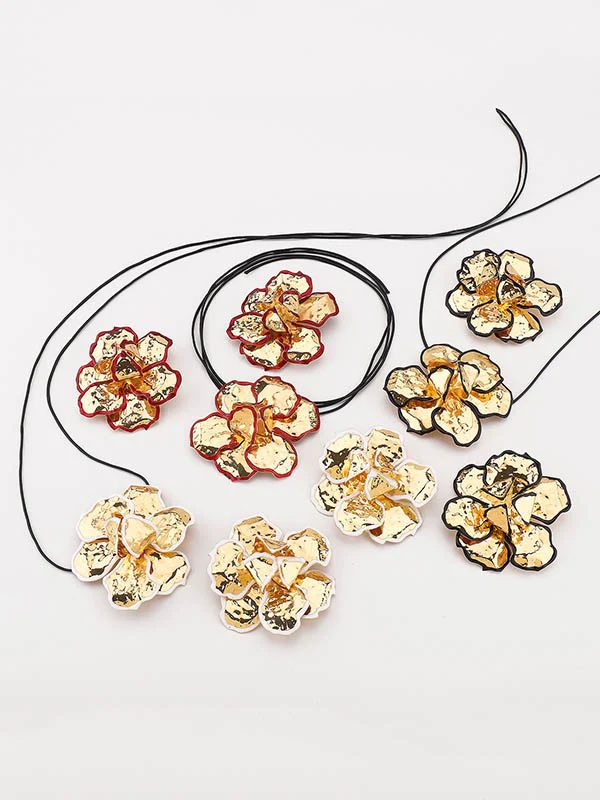 Flower Shape Tied Necklaces Accessories - Image 6