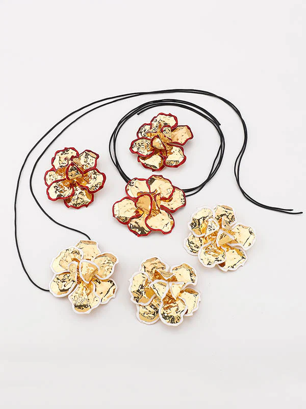 Flower Shape Tied Necklaces Accessories - Image 8