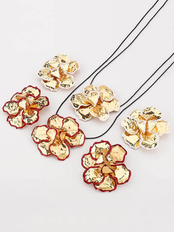 Flower Shape Tied Necklaces Accessories - Image 9