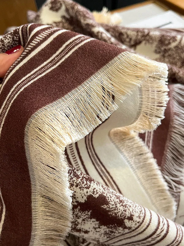 Fringed Keep Warm Printed Shawl&Scarf - Image 11