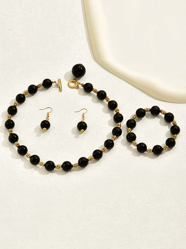 Geometric Bracelet Accessories Drop Earrings Necklaces Accessories - Image 2