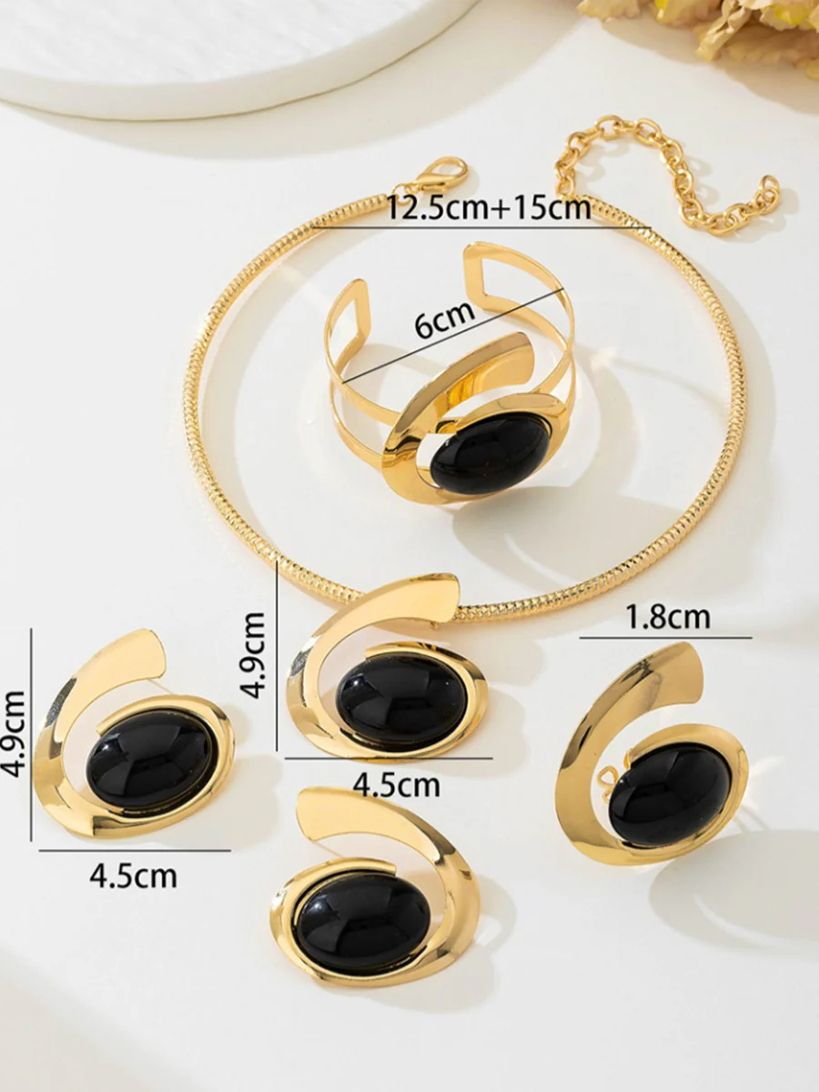 Geometric Bracelet Accessories Earrings Accessories Necklaces Accessories Rings Accessories - Image 2