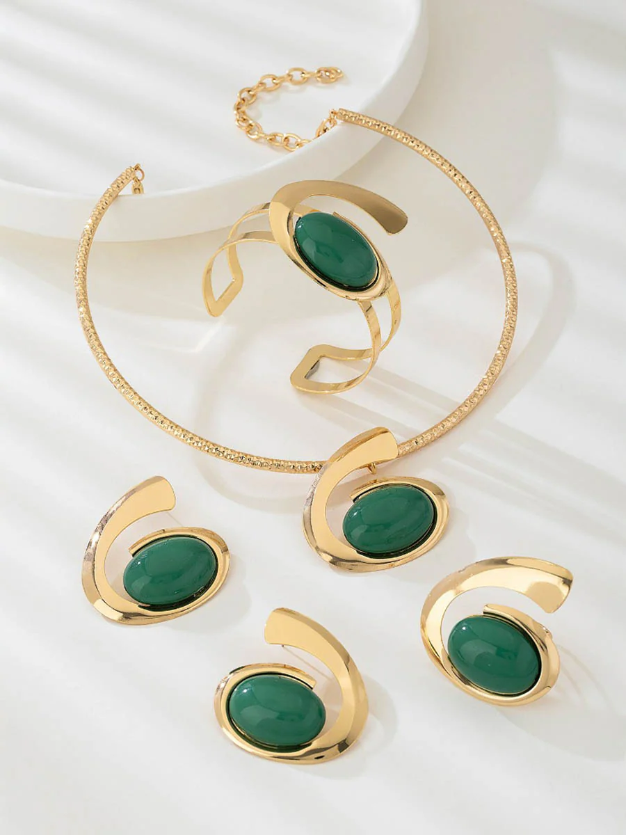Geometric Bracelet Accessories Earrings Accessories Necklaces Accessories Rings Accessories - Image 4