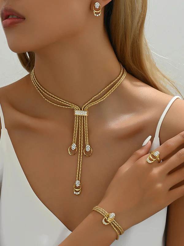 Geometric Bracelet Accessories Necklaces Accessories Rings Accessories - Image 2
