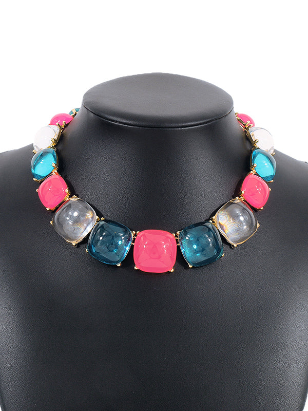Geometric Dainty Necklace Necklaces Accessories - Image 14