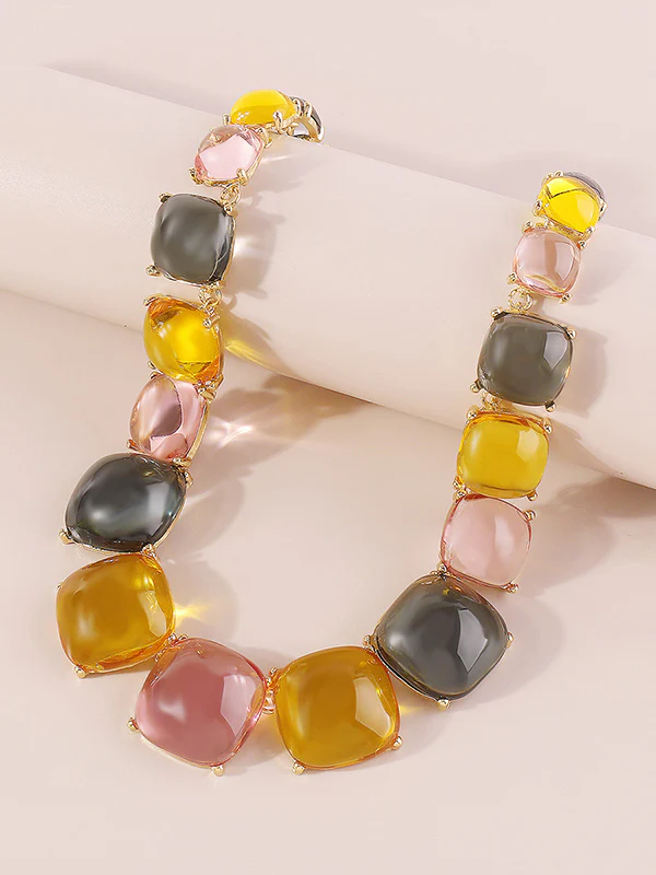 Geometric Dainty Necklace Necklaces Accessories - Image 17