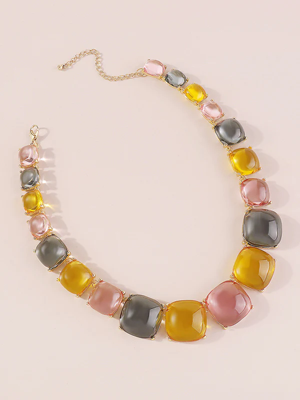 Geometric Dainty Necklace Necklaces Accessories - Image 18