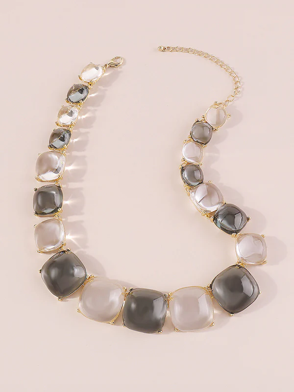 Geometric Dainty Necklace Necklaces Accessories - Image 19
