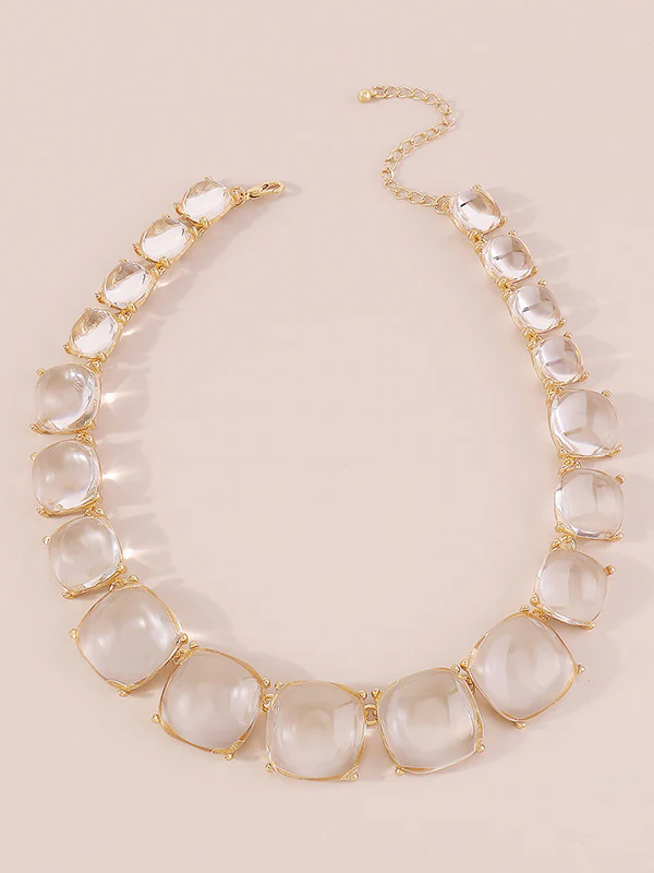 Geometric Dainty Necklace Necklaces Accessories - Image 23