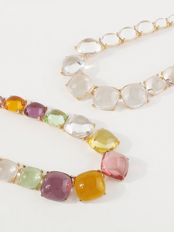 Geometric Dainty Necklace Necklaces Accessories - Image 25