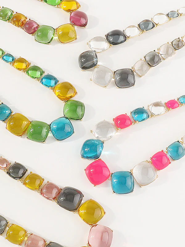 Geometric Dainty Necklace Necklaces Accessories - Image 28