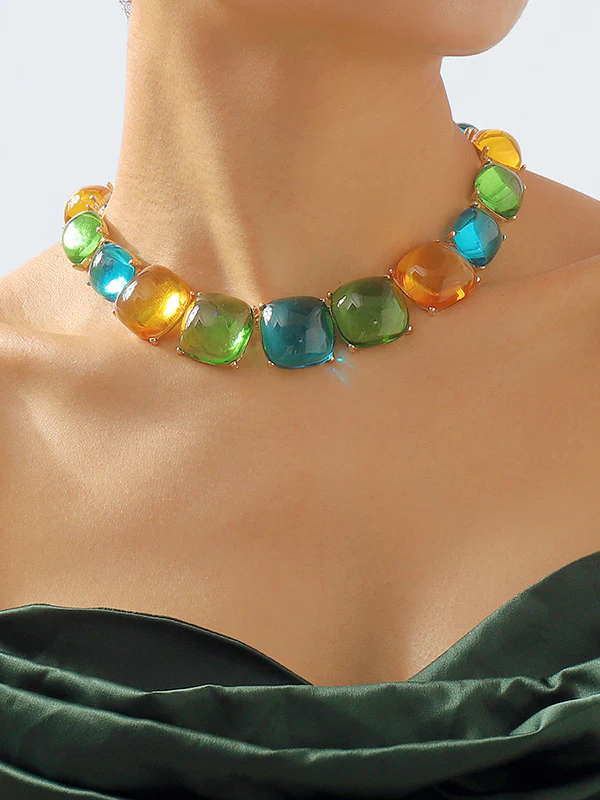 Geometric Dainty Necklace Necklaces Accessories - Image 4