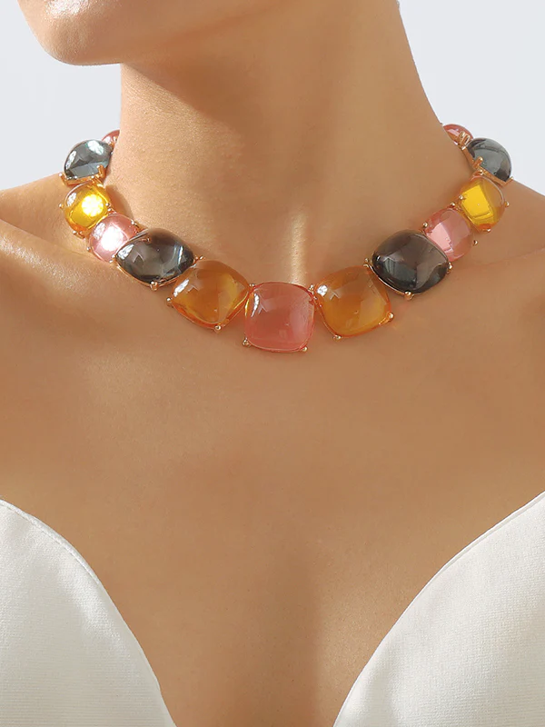 Geometric Dainty Necklace Necklaces Accessories - Image 5