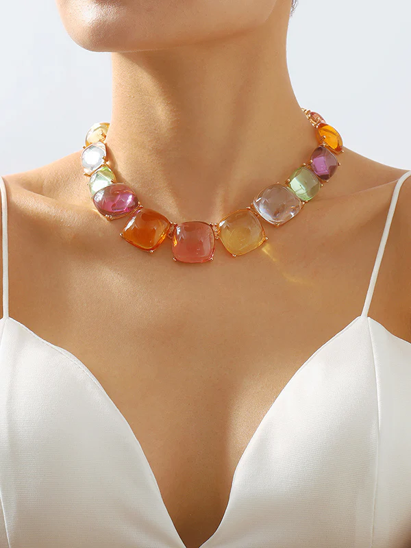 Geometric Dainty Necklace Necklaces Accessories - Image 7