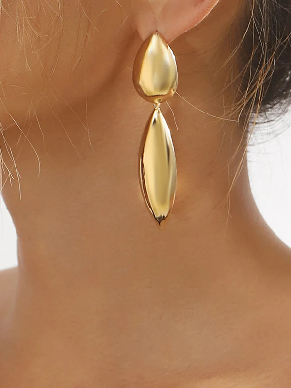 Geometric Drop Earrings - Image 4