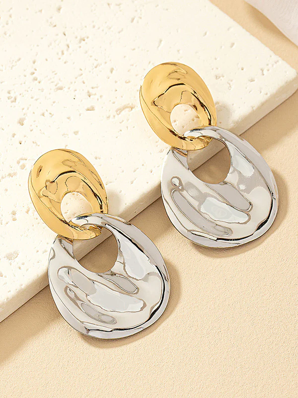 Geometric Drop Earrings - Image 6