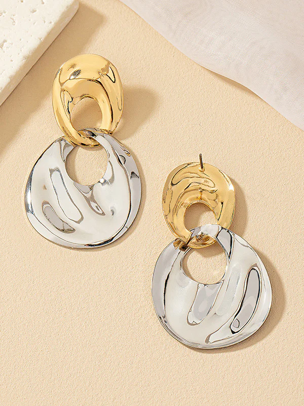 Geometric Drop Earrings - Image 7