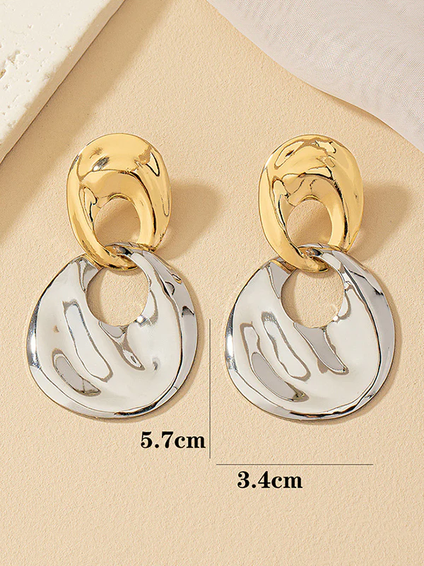 Geometric Drop Earrings - Image 8