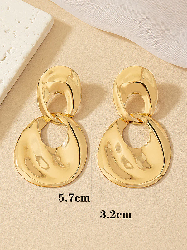 Geometric Drop Earrings - Image 9