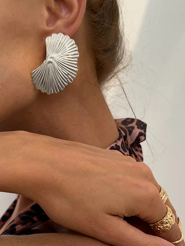 Geometric Drop Earrings - Image 5
