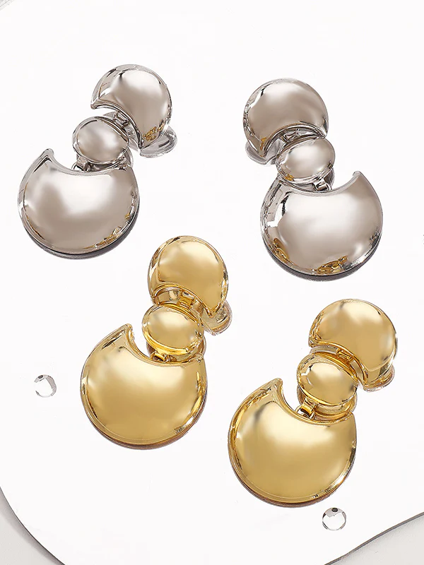 Geometric Drop Earrings - Image 5