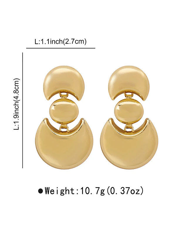 Geometric Drop Earrings - Image 8