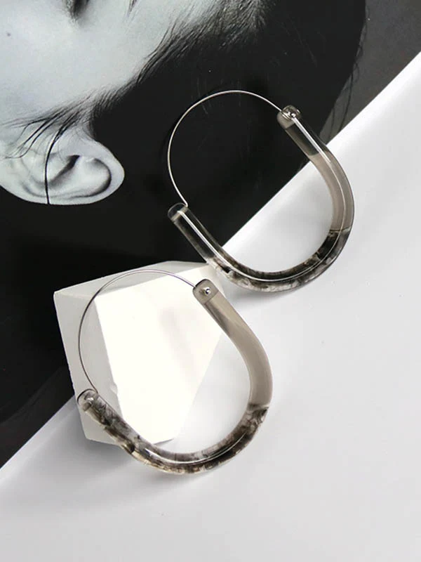 Geometric Drop Earrings - Image 5