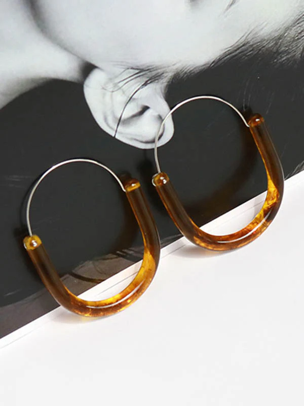 Geometric Drop Earrings - Image 7