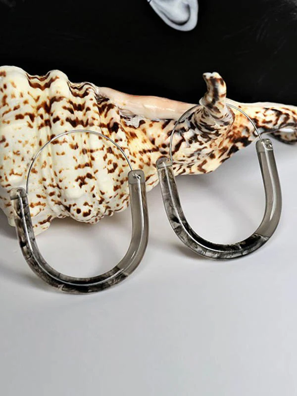 Geometric Drop Earrings - Image 8
