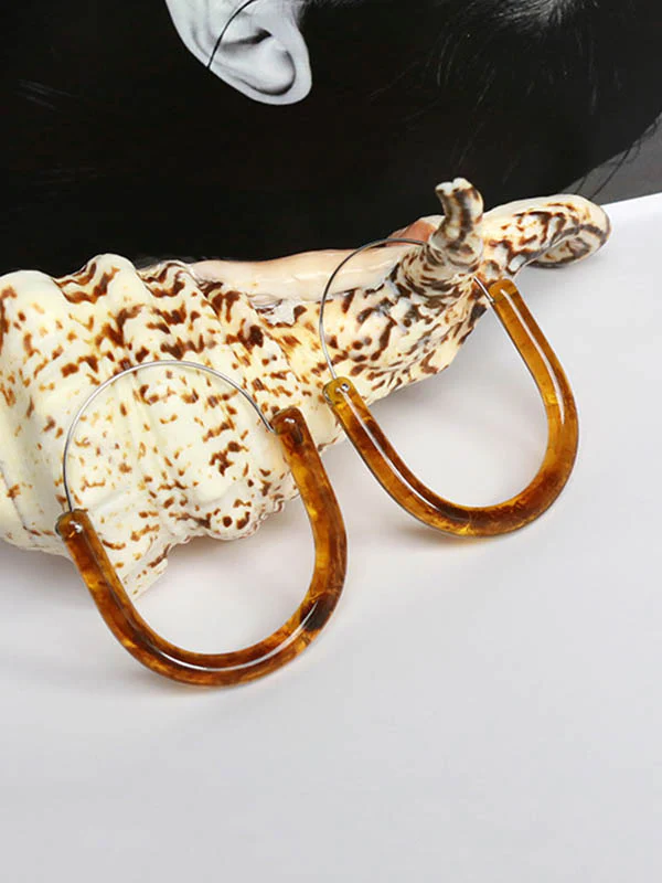 Geometric Drop Earrings - Image 9