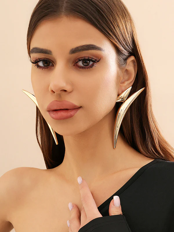 Geometric Drop Earrings - Image 7