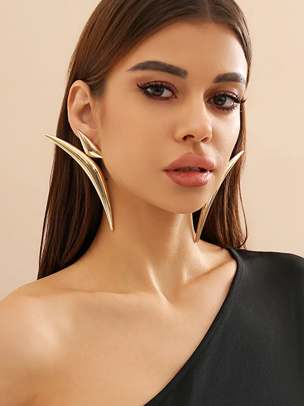 Geometric Drop Earrings - Image 8