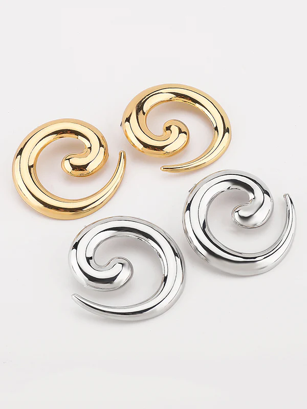 Geometric Drop Earrings - Image 4