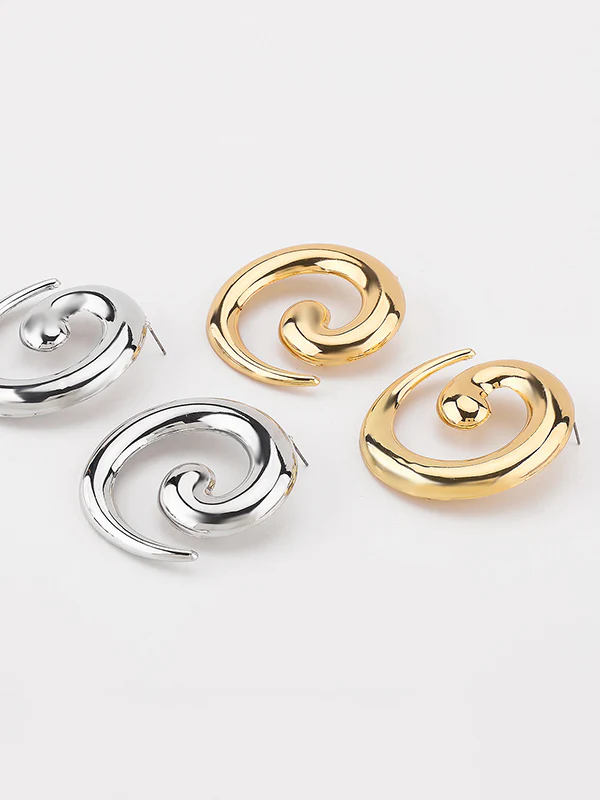 Geometric Drop Earrings - Image 5