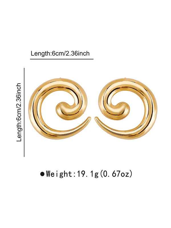 Geometric Drop Earrings - Image 8