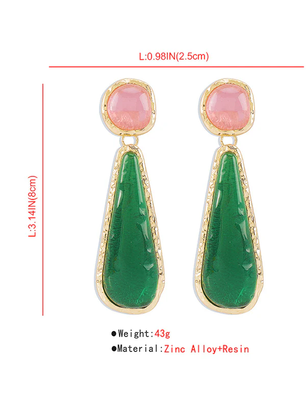 Geometric Drop Earrings - Image 10