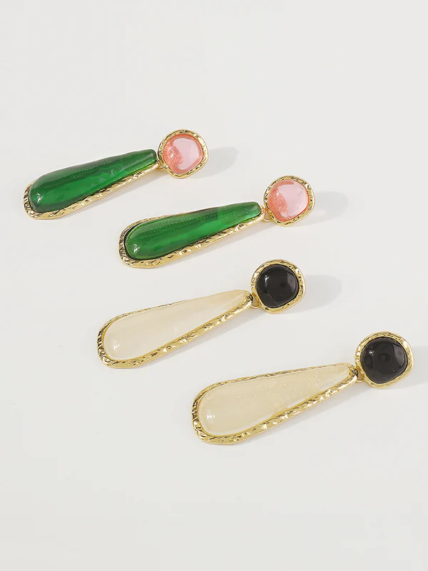 Geometric Drop Earrings - Image 5
