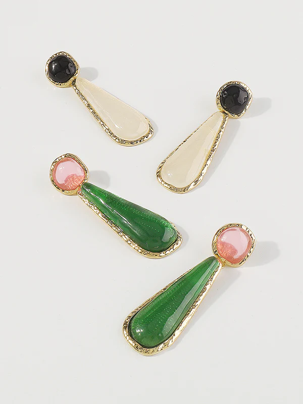 Geometric Drop Earrings - Image 6
