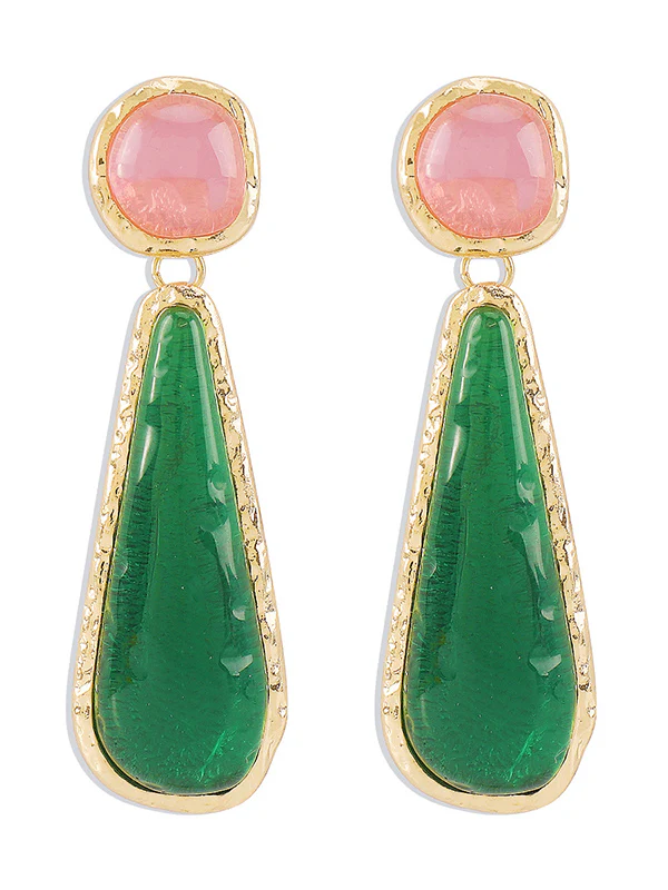 Geometric Drop Earrings - Image 7