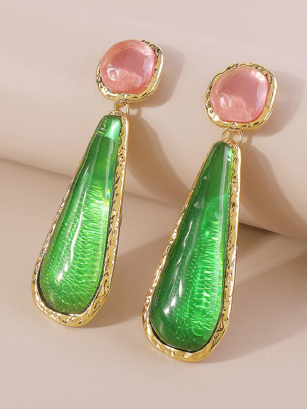 Geometric Drop Earrings - Image 8